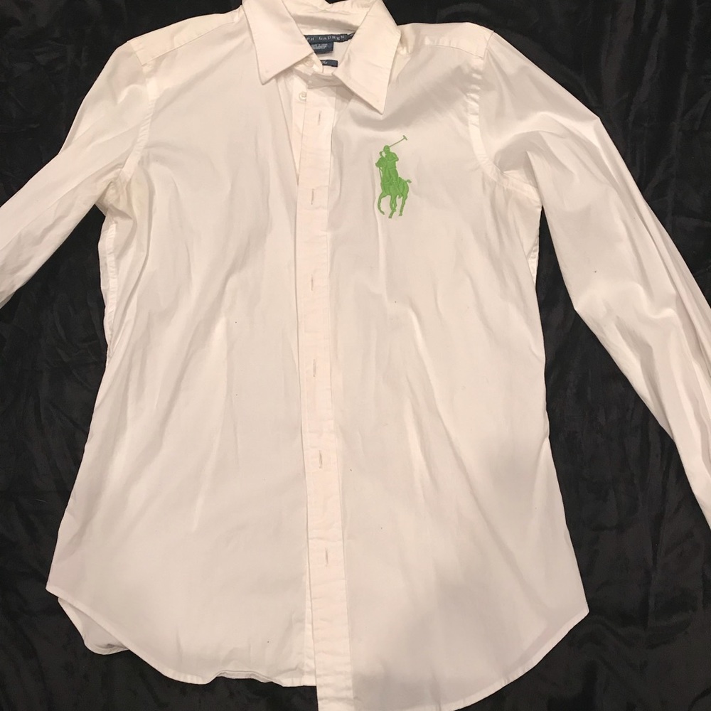 Ralph Lauren White Button Down Shirt